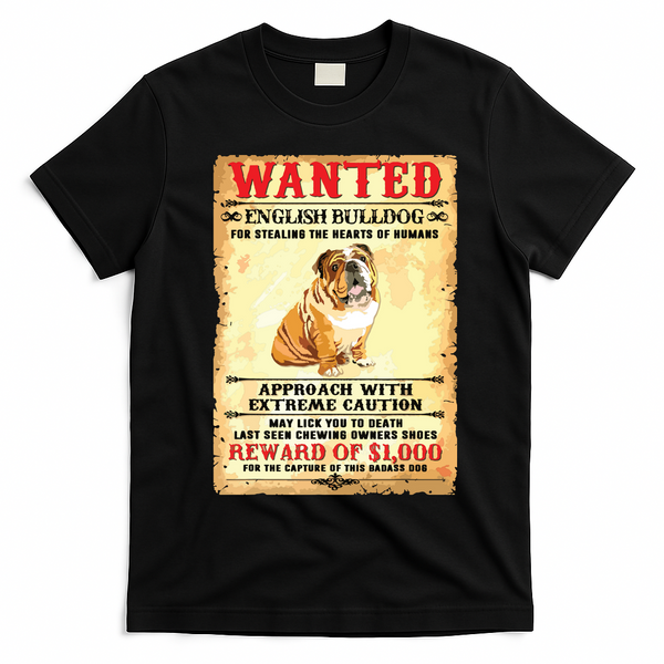 English Bulldog Funny Dog Lover Gifts T-Shirt - Black