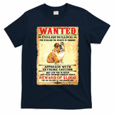 English Bulldog Funny Dog Lover Gifts T-Shirt - Navy Blue