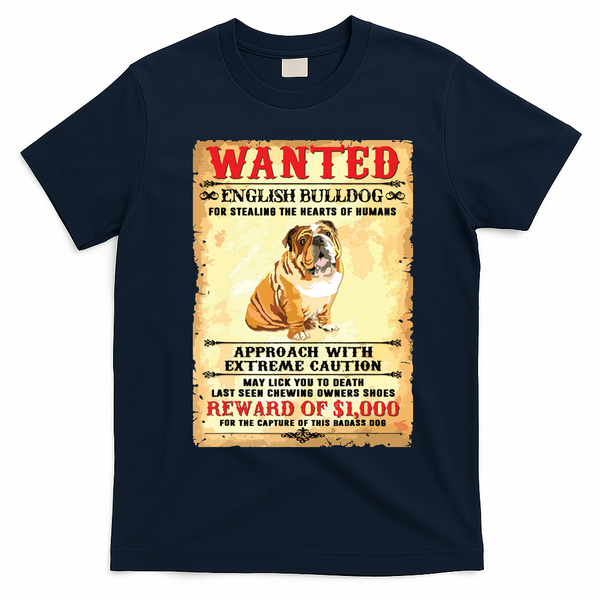 English Bulldog Funny Dog Lover Gifts T-Shirt - Navy Blue