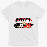 Egypt Country Soccer World 2026 Fan T-Shirt - White