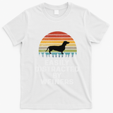 Easily Distracted By Weiners Weiner Dog Owner Gifts Weenie T-Shirt - White
