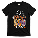 Er Emergency Nurse Boo Crew Funny Medical Squad Gift T-Shirt - Black