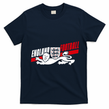 England Football Crest Soccer Apparel For Fans T-Shirt - Navy Blue