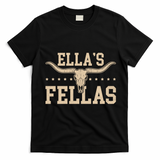 Ella's Fellas Name Gifts Vintage T-Shirt - Black