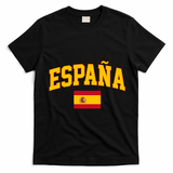 Espana Flag Spain Pride T-Shirt - Black