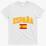 Espana Flag Spain Pride T-Shirt - White
