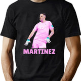 EMI Martinez-Funny Black T-Shirt - Green