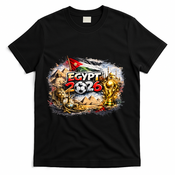 Egypt North America Soccer Tournament 2026 T-Shirt - Black