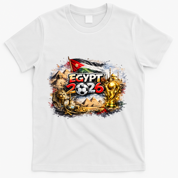 Egypt North America Soccer Tournament 2026 T-Shirt - White
