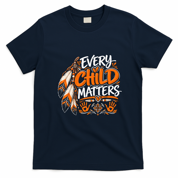 Every Orange Day Child Kindness Matter Anti Bully Native T-Shirt - Navy Blue