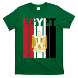 Egyptian Pride Flag National Emblem  T-Shirt - Irish Green