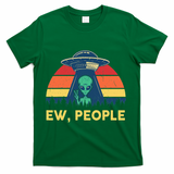 Ew People  Ufo Alien Costume T-Shirt - Green