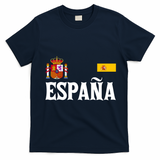 Espana Spain National Heritage Coat Of Arms T-Shirt - Navy Blue