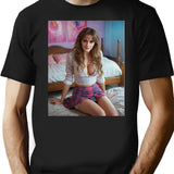 Emma Watson (2) Black T-Shirt - Black