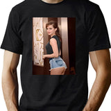Emma Watson (3) Black T-Shirt - Green