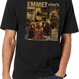 Emmet Otter Newshirtemmet Otters Retro Jug Band Black T-Shirt - White