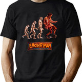 Encino Man Black T-Shirt - Green