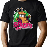 Enjoy Slurm Black T-Shirt - Green