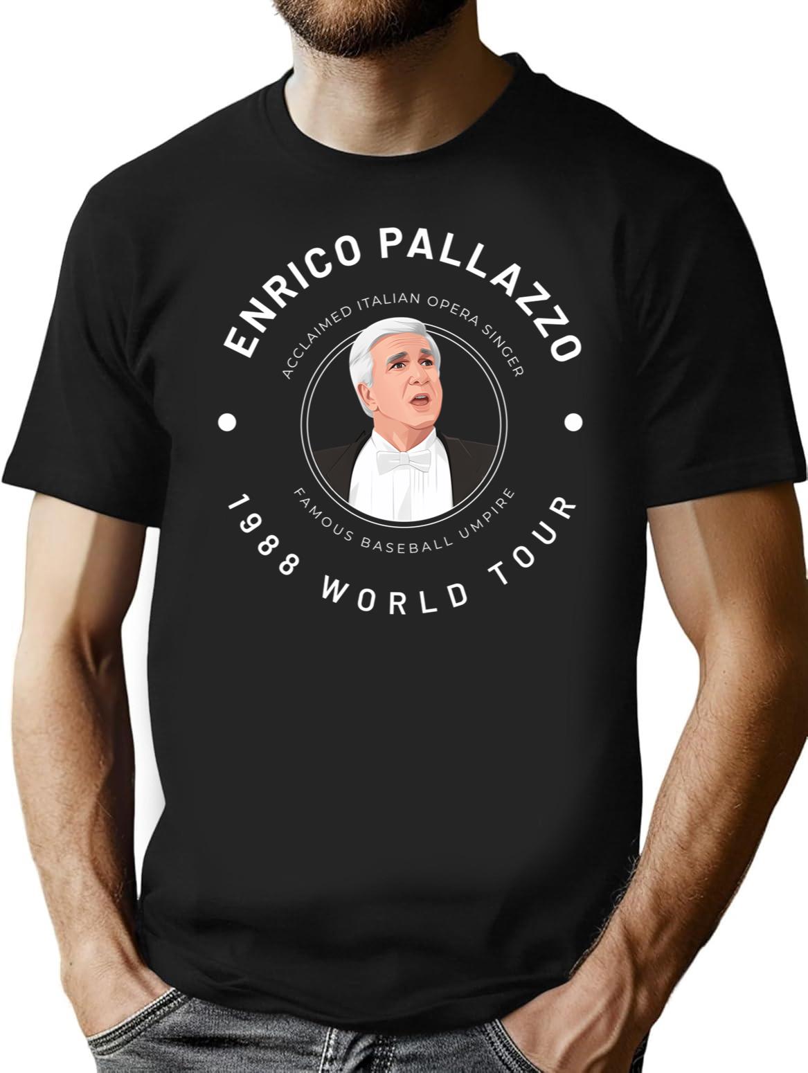 Enrico Palazzo 1988 World Tour Black T-Shirt - Black