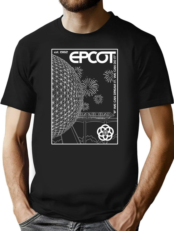 Epcot Center Black T-Shirt - Black