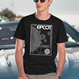 Epcot Center Black T-Shirt - Navy