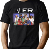 Er Tv Show Black T-Shirt - Green