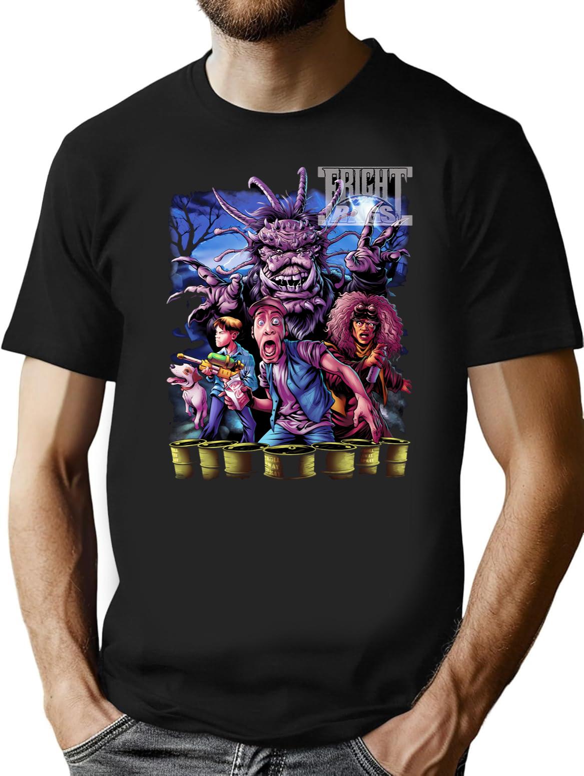 Ernest Scared Stupid Horror Movie Vintage 90S Black T-Shirt - Black