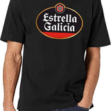 Estrella Galicia for Fans Black T-Shirt - White