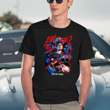 Evil Dead 2 Groovy Black T-Shirt - Navy