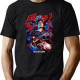 Evil Dead 2 Groovy Black T-Shirt - Green