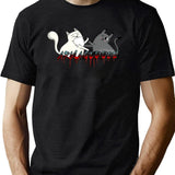 Exploding Kittens Black T-Shirt - Green