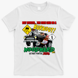 Funny 2026 M1 Woodward AVE But Officer T-Shirt - White