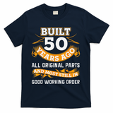 Funny 50th Birthday Shirts 50 Years Old Gifts T-Shirt - Navy
