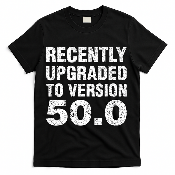 Funny 50 Years Old Joke 50th Birthday Gag Gift T-Shirt - Black