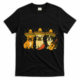 French Bulldog Cinco De Mayo Frenchie T-Shirt - Black
