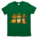 French Bulldog Cinco De Mayo Frenchie T-Shirt - Irish Green