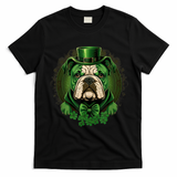 Funny Bulldog Dog St Patricks Day Irish Saint Patrick Day T-Shirt - Black