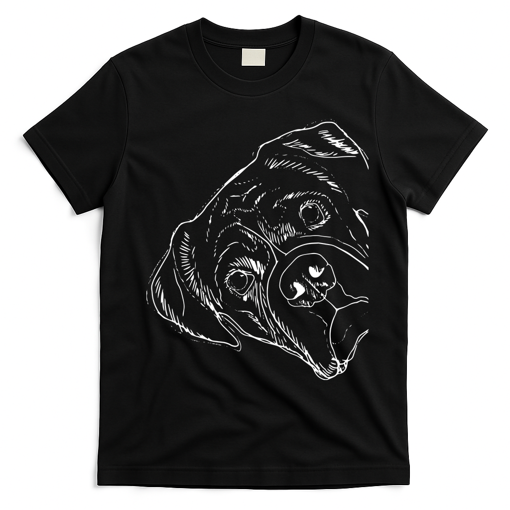 Funny Boxer Dog T-Shirt - Black