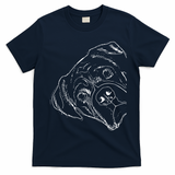 Funny Boxer Dog T-Shirt - Navy Blue