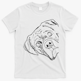 Funny Boxer Dog T-Shirt - White