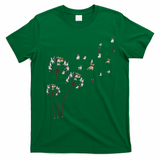 French Bulldog Flower Fly Dandelion Funny Dog Lovers T-Shirt - Irish Green