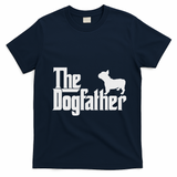 French Bulldog Father Dad The Dogfather T-Shirt - Navy Blue