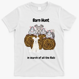 Funny Barn Hunt In Search Of Rats With A Pumi Dog T-Shirt - White