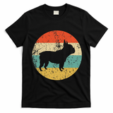 French Bulldog Retro Dog T-Shirt - Black