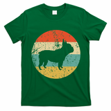 French Bulldog Retro Dog T-Shirt - Irish Green