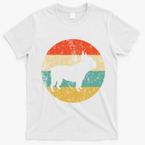 French Bulldog Retro Dog T-Shirt - White