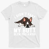 Funny Boston Terrier Art For Boston Terrier Lovers T-Shirt - White
