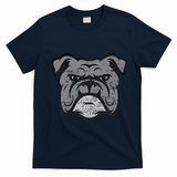 Funny Cool Bulldog Dog Lover Gifts Idea T-Shirt - Navy Blue