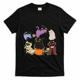 Funny Cute Halloween Costume Cats Kitties T-Shirt - Black
