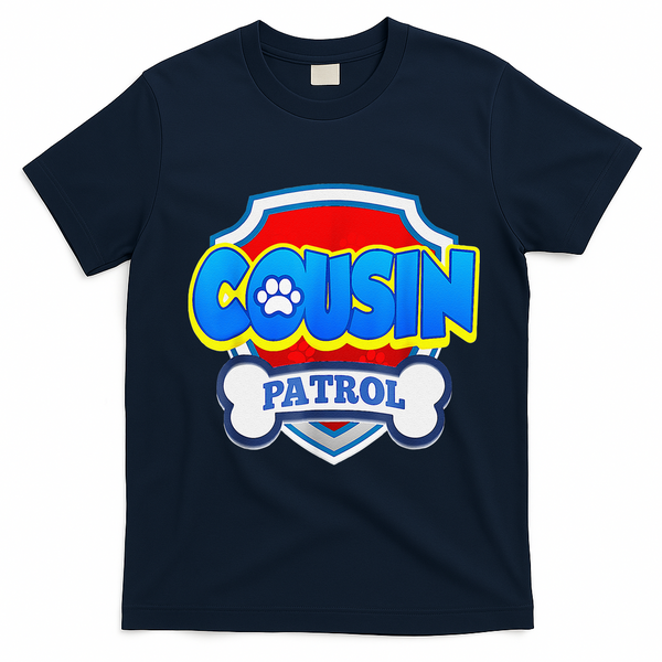 Funny Cousin Patrol Dog Mom, Dad For Women Gift T-Shirt - Navy Blue